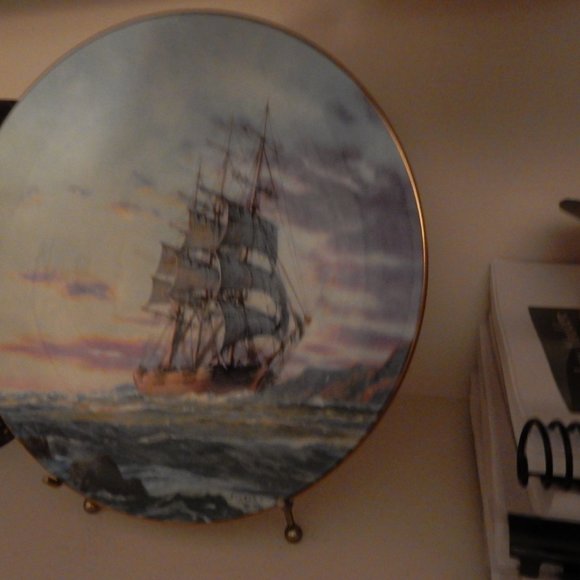 Journey's End ~ By John Stobart 1984 Royal Doulton 10.50" Plate Perfect Cond. - Picture 2 of 6